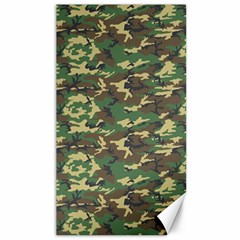 Camo Woodland Canvas 40  X 72   by trendistuff
