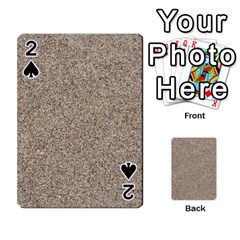 Light Beige Sand Texture Playing Cards 54 Designs  by trendistuff