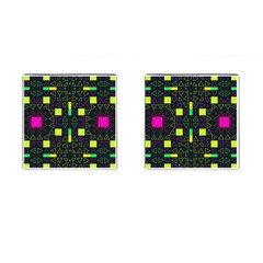 Triangles And Squares Cufflinks (square) by LalyLauraFLM