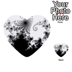 Fractal Multi-purpose Cards (heart)  by trendistuff