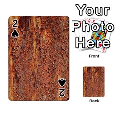 Flaky Rusting Metal Playing Cards 54 Designs  by trendistuff