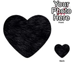 BLACK CAT FUR Multi-purpose Cards (Heart)  Front 46