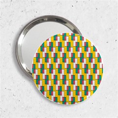 Connected Rectangles Pattern 2 25  Handbag Mirror by LalyLauraFLM