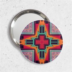 Tribal Star 2 25  Handbag Mirror by LalyLauraFLM