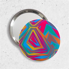 Distorted Shapes			2 25  Handbag Mirror by LalyLauraFLM