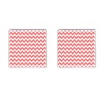 Chevron Pattern Gifts Cufflinks (Square) Front(Pair)