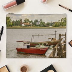 Santa Lucia River In Montevideo Uruguay Cosmetic Bag (xl) by dflcprints
