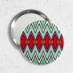 Rhombus And Chevrons Pattern			2 25  Handbag Mirror by LalyLauraFLM