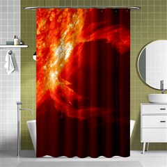 Solar Flare 1 Shower Curtain 48  X 72  (small)  by trendistuff