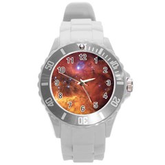 Skull & Crossbones Round Plastic Sport Watch (l) by trendistuff