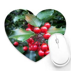 Holly 1 Heart Mousepads by trendistuff
