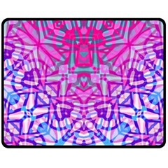 Ethnic Tribal Pattern G327 Fleece Blanket (medium)  by MedusArt