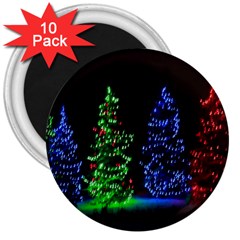 Christmas Lights 1 3  Magnets (10 Pack)  by trendistuff