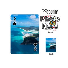 Whitehaven Beach 2 Playing Cards 54 (mini)  by trendistuff