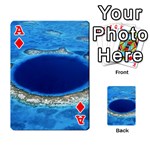 GREAT BLUE HOLE 2 Playing Cards 54 Designs  Front - DiamondA