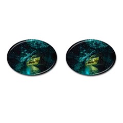 Waitomo Glowworm Cufflinks (oval) by trendistuff