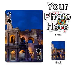 Rome Colosseum 2 Playing Cards 54 Designs  by trendistuff