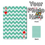 Chevron Pattern Gifts Playing Cards 54 Designs  Front - Heart7