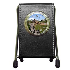 Great Wall Of China 3 Pen Holder Desk Clocks by trendistuff