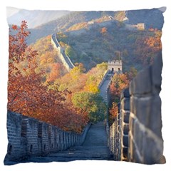 Great Wall Of China 1 Standard Flano Cushion Cases (two Sides)  by trendistuff