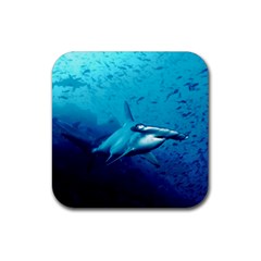 Hammerhead Rubber Coaster (square)  by trendistuff