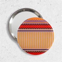 Stripes And Chevrons			2 25  Handbag Mirror by LalyLauraFLM