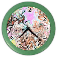 Distortedbeauty Color Wall Clocks by digitaldivadesigns