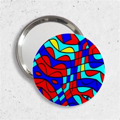 Colorful Bent Shapes 			2 25  Handbag Mirror by LalyLauraFLM