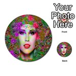 Flowers In Your Hair Multi-purpose Cards (Round)  Front 9