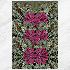 The Last Peacock In Metal Canvas 20  X 30   by pepitasart