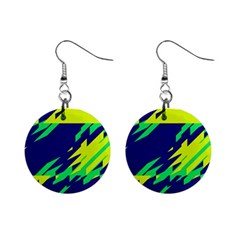 3 Colors Shapes    			1  Button Earrings by LalyLauraFLM
