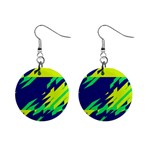 3 colors shapes    			1  Button Earrings Front