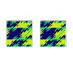 3 Colors Shapes    			cufflinks (square) by LalyLauraFLM