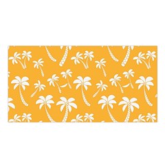 Summer Palm Tree Pattern Satin Shawl by TastefulDesigns