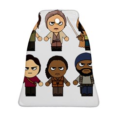 The Walking Dead   Main Characters Chibi   Amc Walking Dead   Manga Dead Ornament (bell)  by PTsImaginarium