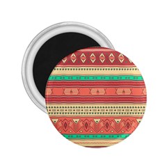 Hand Drawn Ethnic Shapes Pattern 2 25  Magnets by TastefulDesigns