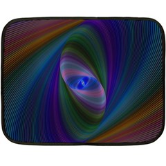 Eye Of The Galactic Storm Double Sided Fleece Blanket (mini)  by StuffOrSomething