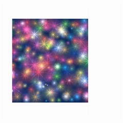 Starlight Shiny Glitter Stars Large Garden Flag (two Sides) by yoursparklingshop