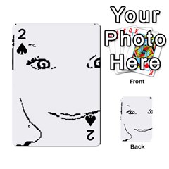 Portrait Black And White Girl Playing Cards 54 Designs  by yoursparklingshop