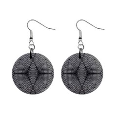 The Weave  Mini Button Earrings by SugaPlumsEmporium