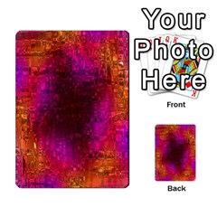 Purple Orange Pink Colorful Multi-purpose Cards (rectangle)  by yoursparklingshop