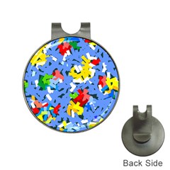 Rectangles Mix                          			golf Ball Marker Hat Clip by LalyLauraFLM