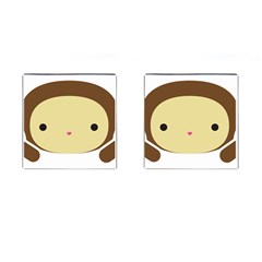 Three Wise Monkeys Cufflinks (square) by Shopimaginarystory