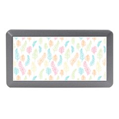 Whimsical Feather Pattern,fresh Colors, Memory Card Reader (mini) by Zandiepants