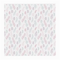 Whimsical Feather Pattern, Soft Colors, Medium Glasses Cloth by Zandiepants
