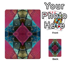 Pink Turquoise Stone Abstract Multi-purpose Cards (rectangle)  by BrightVibesDesign