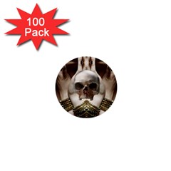 Skull Magic 1  Mini Buttons (100 Pack)  by icarusismartdesigns