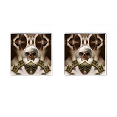 Skull Magic Cufflinks (square) by icarusismartdesigns