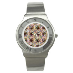 Funky Reg Stainless Steel Watch by FunkyPatterns