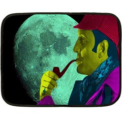 Sherlock Holmes Fleece Blanket (mini) by icarusismartdesigns
